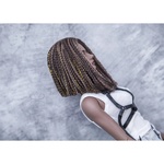 Photo of Парик "коричневый с золотом" 5-6 Iple Fid 14.5см