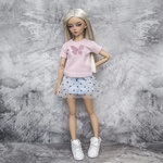 Photo of Футболка розовая пудра с рисунком