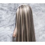 Photo of Парик "Латте" со стразами Парик подходит куклам Minifee Минифи и похожих