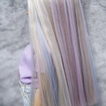 Photo of Парик со стразами - Пастельный блонд 6-7 Minifee (17см)