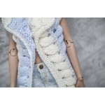 Photo of Кардиган 2х цветный (беж + голубой) без застежки