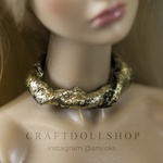 Photo of Ожерелье черное с золотом для Fashion Royalty