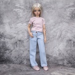 Photo of Джинсы голубые, однотонные (№5)