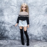 Photo of Свитер Бежевый с черным