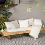 Photo of Диван для кукол 1/6 30см "Розовая акация"