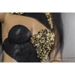 Photo of Корсаж Черный бархат с золотыми цветами