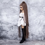 Photo of Парик "2 тона коричневых" 6-7 Minifee (17см)