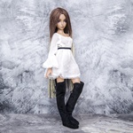 Photo of Парик "Коричневый-блонд" омбре 6-7 Minifee (17см)