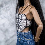 Photo of Корсаж со стразами для Fashion Royalty Nu-Face