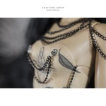 Photo of Корсаж Нюд с тату и украшение на шею/плечи