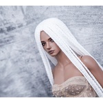 Photo of Парик "белый с блестящими нитями" 5-6 Iple Fid 14.5см