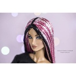 Photo of Парик на ОГ 8.9 (ФР, Межевика, и пр.) - розовый + черный