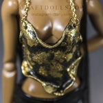 Photo of Корсаж черный с золотом для Fashion Royalty NuFace