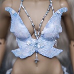 Photo of Корсаж Бабочка голубая