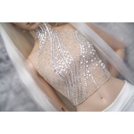 Photo of Корсаж Серебро и жемчуг "нюд"