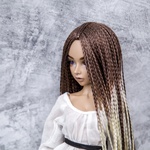 Photo of Парик "Коричневый-блонд" омбре 6-7 Minifee (17см)