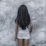 Photo of Парик "Черный" 5-6 Iple Fid 14.5см