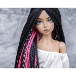 Photo of Парик "Черно-розовый" 6-7 Minifee (17см)