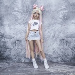 Photo of Парик "Мороженка" 6-7 Minifee (голова 17см)