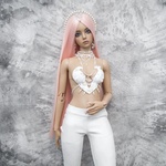 Photo of Корсаж Волна - белый голографик