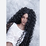 Photo of Парик "черный" гофре 5-6 Iple Fid 14.5см