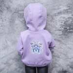Photo of Худи с капюшоном св. фиолетовый - с рисунком 2