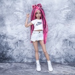 Photo of Парик "Розово-черный" 6-7 Minifee (17см)