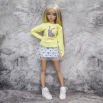 Photo of Лонгслив желтый с зайчиком