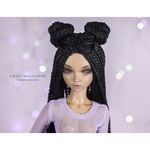 Photo of Парик 6-7 Minifee (17см) длинный черный