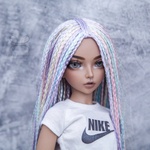 Photo of Парик "Нежная радуга" 6-7 Minifee (17см)