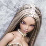 Photo of Парик "Латте" со стразами Парик подходит куклам Minifee Минифи и похожих