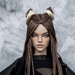 Photo of Парик "блонд-черный-коричневый" SD (размеры 7-8-9)