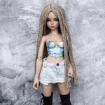 Photo of Парик "Русый" 6-7 Minifee (голова 17см)