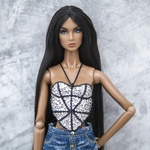 Photo of Корсаж со стразами для Fashion Royalty Nu-Face