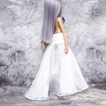 Photo of Юбка белая, полупрозрачная