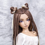 Photo of Парик "Коричневый-блонд" омбре 6-7 Minifee (17см)