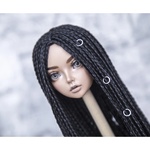 Photo of Парик "Черный" 6-7 Minifee 17см