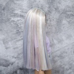 Photo of Парик со стразами - Пастельный блонд 6-7 Minifee (17см)