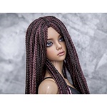 Photo of Парик "Розово-коричневый с малиновым" SD (размеры 7-8-9)