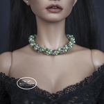 Photo of Украшение из бисера - зеленое (чокер)