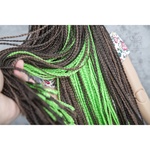 Photo of Парик "коричневый+зеленый" SD 7-8-9