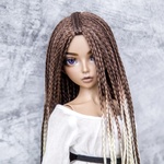 Photo of Парик "Коричневый-блонд" омбре 6-7 Minifee (17см)