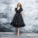 Photo of Платье Черное в цветочек (Lirika Matoshi) 1/3 SD