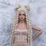 Photo of Парик "блонд" гофре 5-6 Iple Fid 14.5см