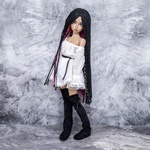 Photo of Парик "Черно-розовый" 6-7 Minifee (17см)