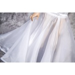 Photo of Юбка белая, полупрозрачная