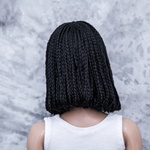 Photo of Парик "Черный" SD (размеры 7-8-9)