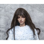 Photo of Кофта "пушистое облачко" голубая с белым