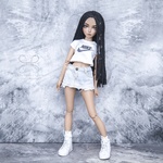 Photo of Парик "Черный" 6-7 Minifee (17см)