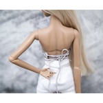 Photo of Топ синий/голубой/хрустальный для Fashion Royalty